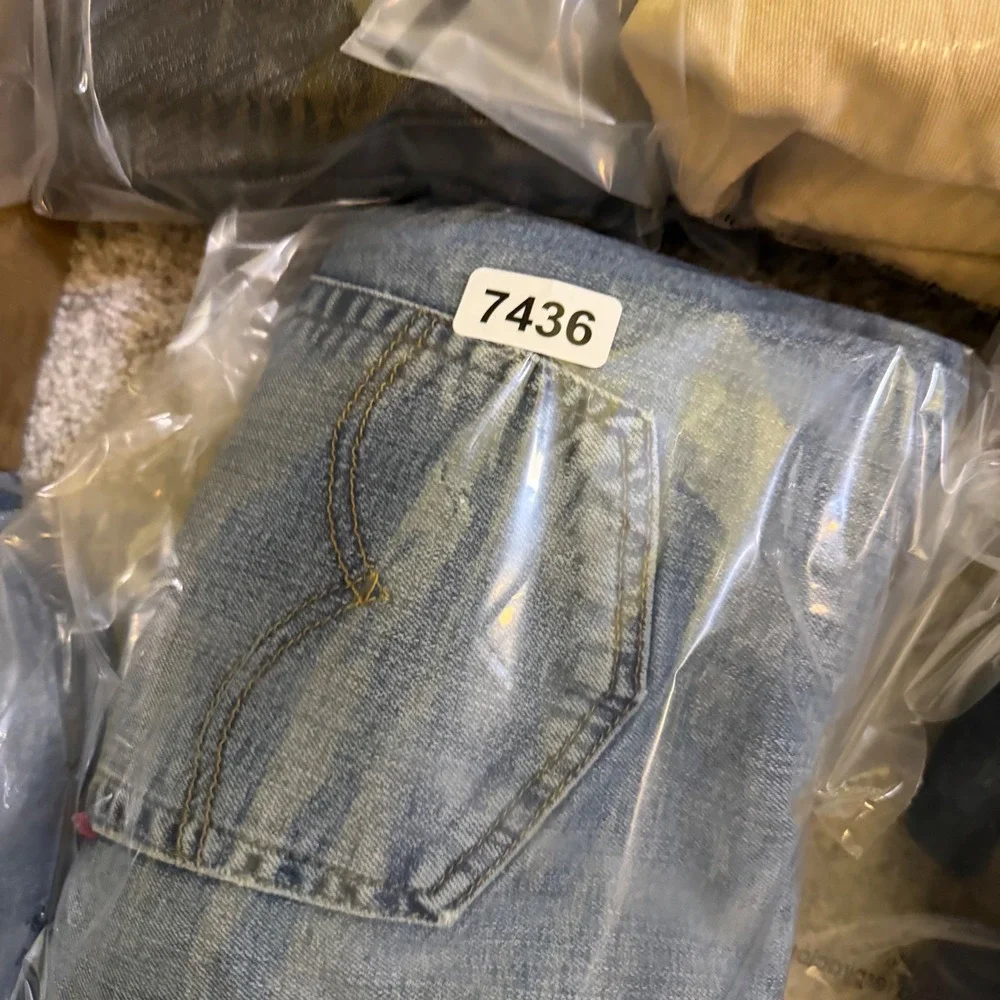 Levis 505 Regular Fit Straight Leg Mens Blue Denim Jeans 32x30 Medium Wash‎